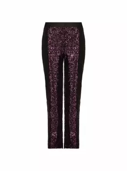 Прямые брюки с пайетками Elie Saab