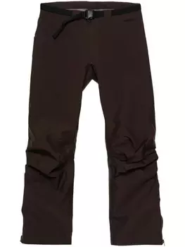 Прямые брюки с поясом GR10K, коричневый