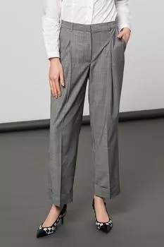 Прямые брюки с шерстью Stefanel, белый