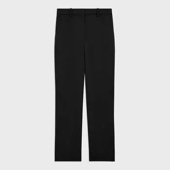 Прямые брюки с высокой талией из хорошей шерсти Theory