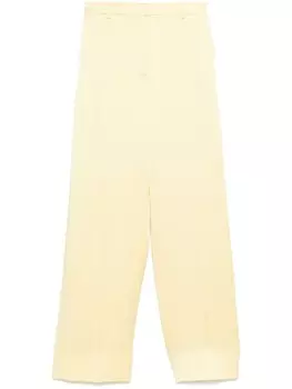 Прямые брюки с заниженной талией Stella McCartney, желтый