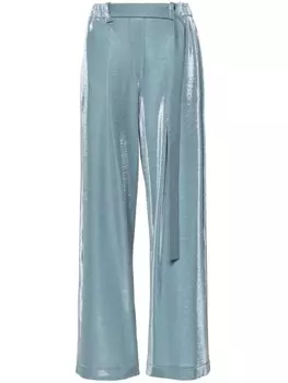 Прямые брюки с завышенной талией Alysi, синий