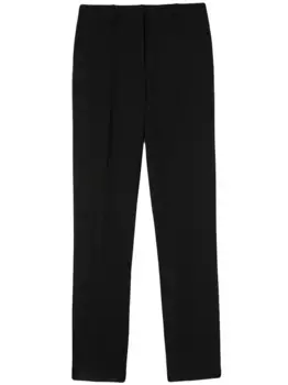 Прямые брюки с завышенной талией JIL SANDER, черный