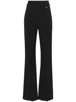 Прямые брюки с завышенной талией NISSA, черный
