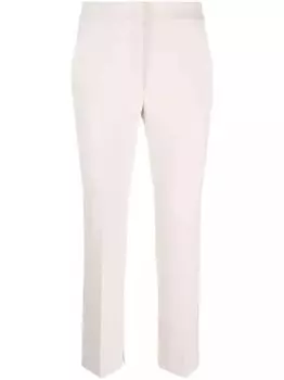Прямые брюки с завышенной талией Peserico, белый