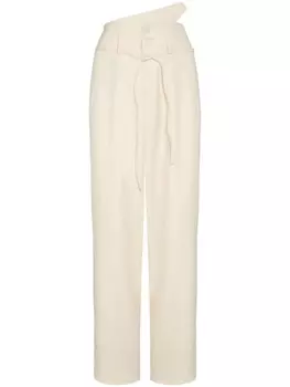 Прямые брюки с завышенной талией Uma | Raquel Davidowicz, бежевый