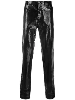 Прямые брюки Sharp Walter Van Beirendonck, черный