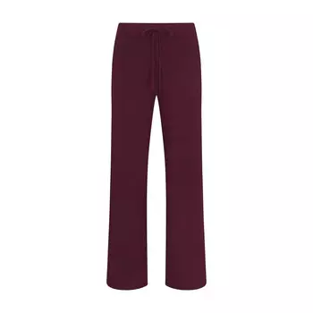 Прямые брюки SKIMS Cotton Jersey, цвет Deep Berry