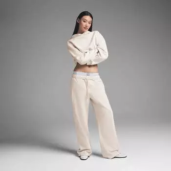 Прямые брюки SKIMS, цвет buff