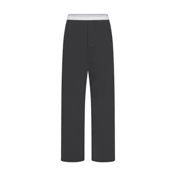 Прямые брюки SKIMS, цвет soot stripe