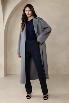 Прямые брюки-слоун Banana Republic, синий