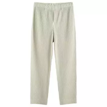 Прямые брюки со складками Homme Pliss Issey Miyake, розовый