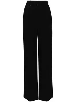 Прямые брюки со складками John Richmond, черный