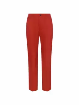 Прямые брюки со стрелками Saint Laurent, бордовый