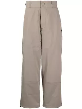 Прямые брюки средней посадки izzue, коричневый