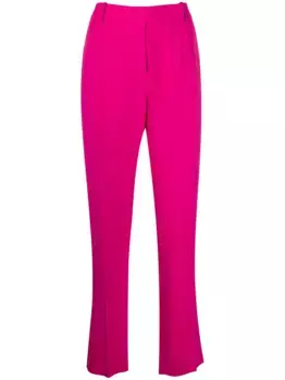 Прямые брюки средней посадки VALENTINO GARAVANI, розовый