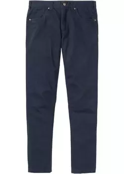 Прямые брюки стандартного кроя Bpc Bonprix Collection, синий