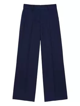 Прямые брюки стрейч MSGM, синий