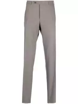 Прямые брюки строгого кроя Canali, нейтральный