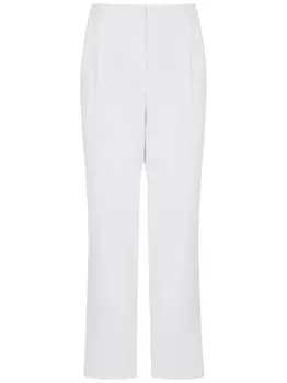 Прямые брюки строгого кроя Giorgio Armani, белый