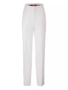Прямые брюки строгого кроя MAX MARA, белый