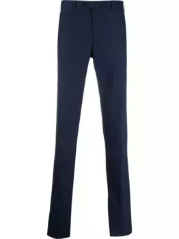 Прямые брюки строгого кроя PT Torino, синий