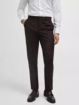 Прямые брюки venecia Mango, коричневый