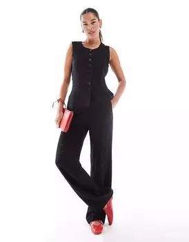 прямые брюки Vero Moda черного цвета