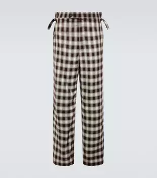 Прямые брюки в клетку Shadow Bode, разноцветный