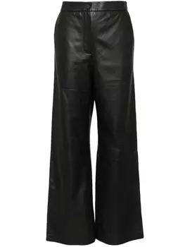 Прямые брюки Yves Salomon, черный