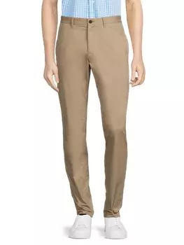 Прямые брюки Zaine со средней посадкой Theory, цвет Bark