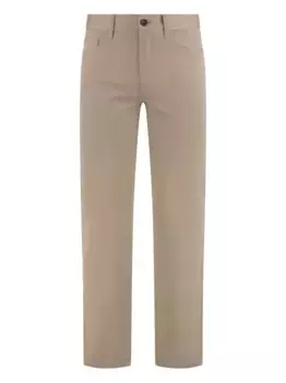 Прямые брюки Zegna, коричневый