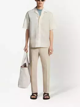 Прямые брюки Zegna, нейтральный