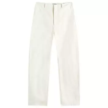 прямые чинос классического кроя Jil Sander, цвет eggshell