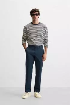 Прямые чиносы ZARA, средне-синий