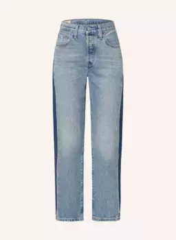 Прямые джинсы 501 crop Levi's, синий