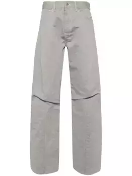 Прямые джинсы 5 Pockets MAISON MARGIELA, серый