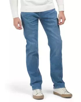 Прямые джинсы 7 For All Mankind, синий