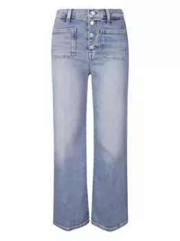 Прямые джинсы 7 For All Mankind, синий