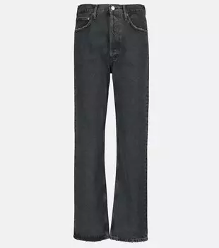 Прямые джинсы 90-х Pinch с высокой посадкой AGOLDE, черный