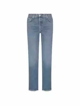 Прямые джинсы 90's Pinch Agolde, синий