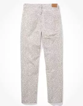 Прямые джинсы AE Printed '90s American Eagle Outfitters, светло-коричневый