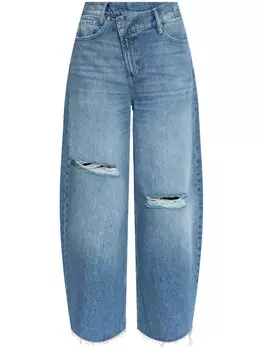 Прямые джинсы AllSaints, синий