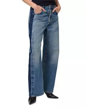 Прямые джинсы Ayla High Rise в Дроме Citizens of Humanity, синий