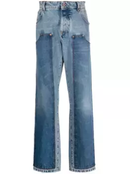 Прямые джинсы BALMAIN, синий
