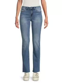 Прямые джинсы Billie со средней посадкой True Religion, синий