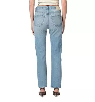 Прямые джинсы Blaine High Rise в цвете Gemini Citizens of Humanity, синий