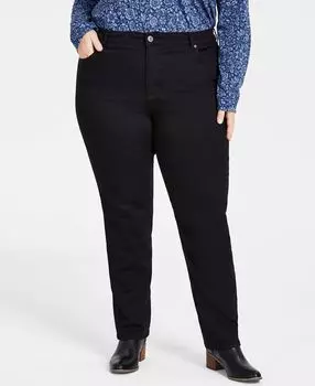 Прямые джинсы больших размеров с высокой посадкой, созданные для macy's Style &amp; Co, мульти