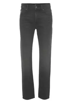 Прямые джинсы BOSS ORANGE "Maine BC" с кожаным значком BOSS, цвет 033 Medium Grey