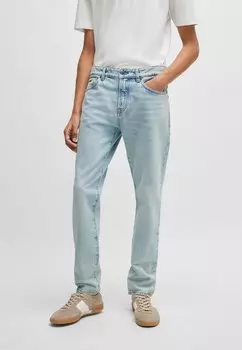 Прямые джинсы BOSS, светло-синий